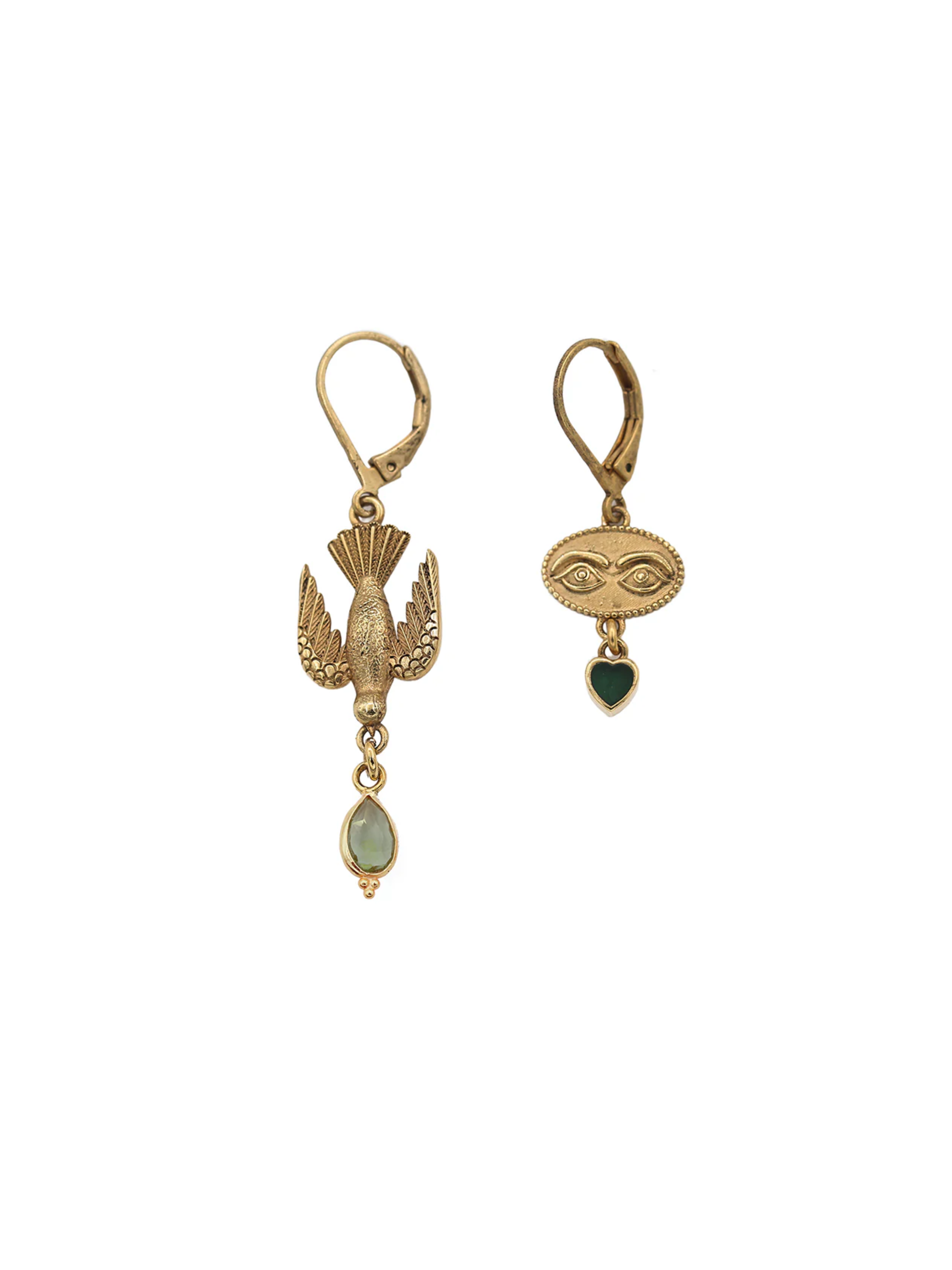 Серьги Sacha Птичка и Глаза SERPENTINE