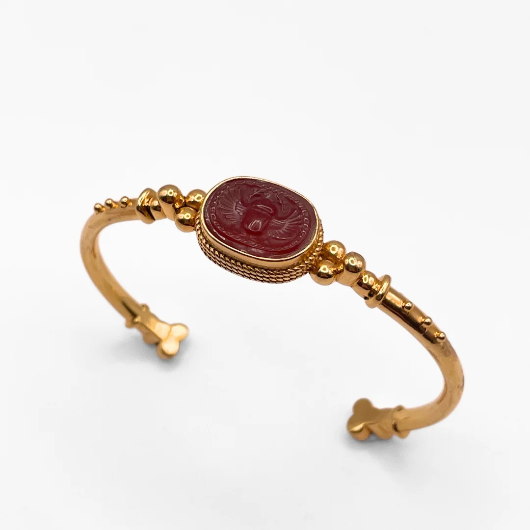 Браслет Zana Скарабей CARNELIAN