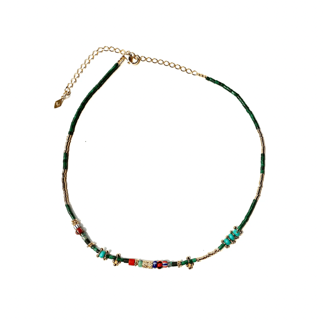 Колье Салли MALACHITE