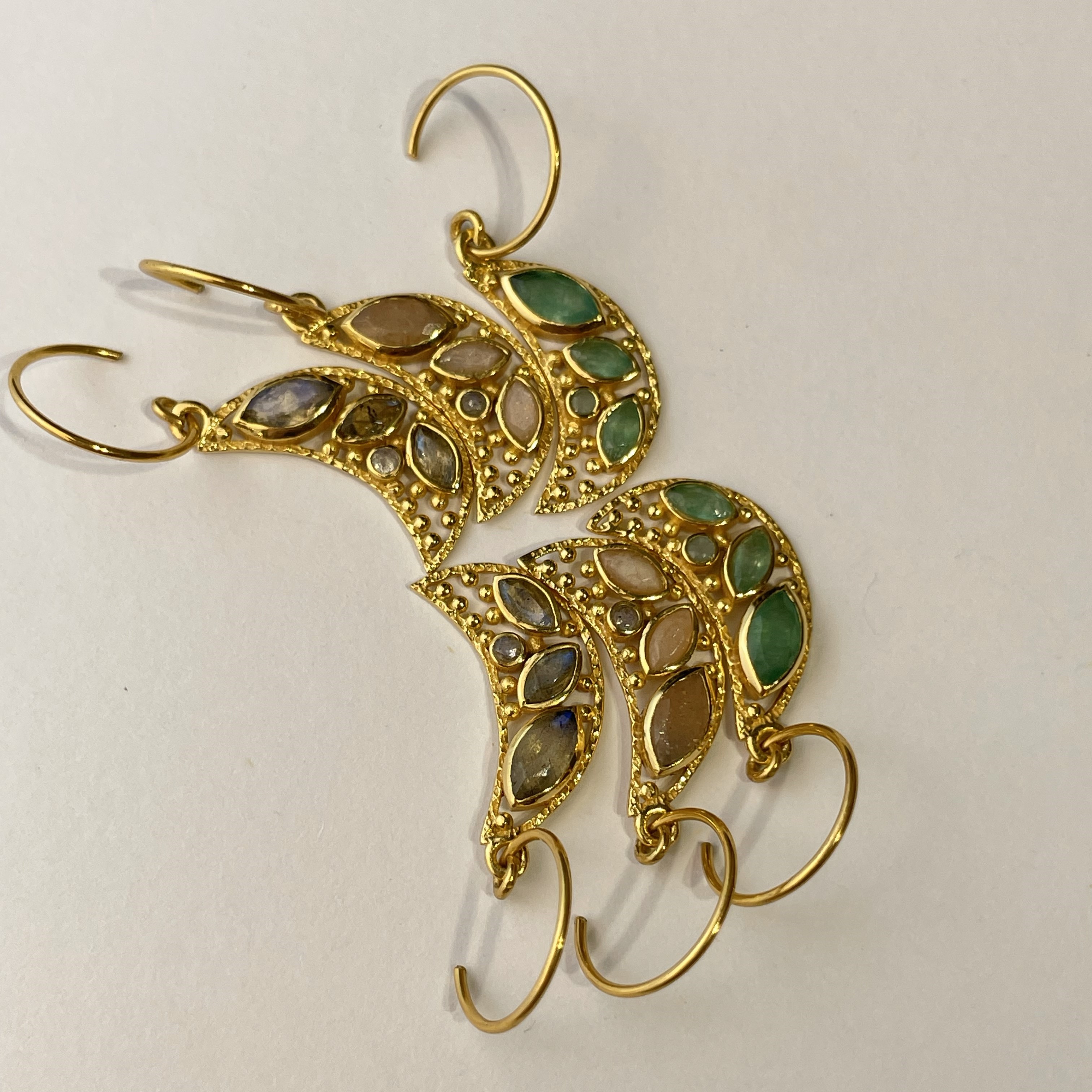 Серьги ПОЛУМЕСЯЦ PEACH