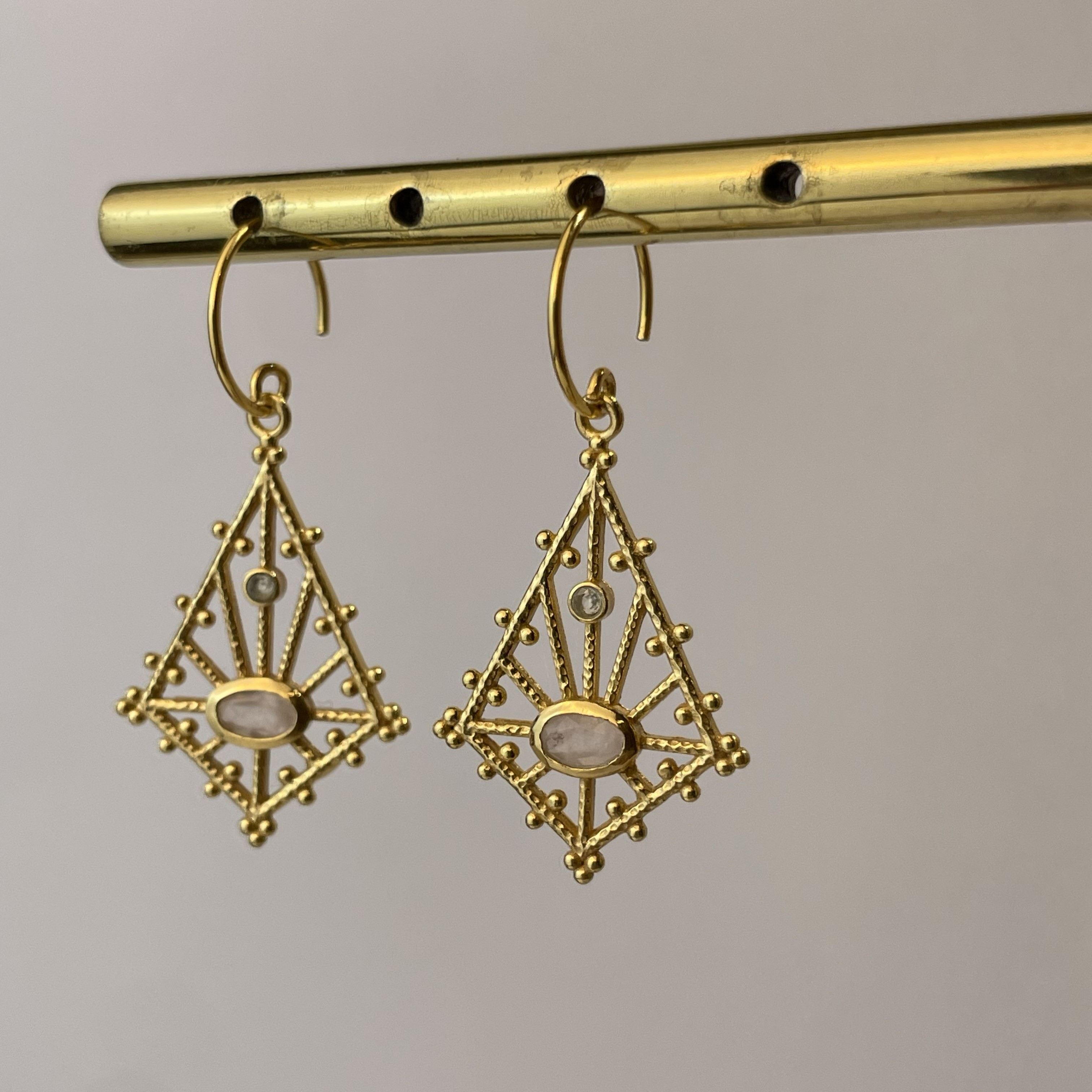 Серьги РОМБ