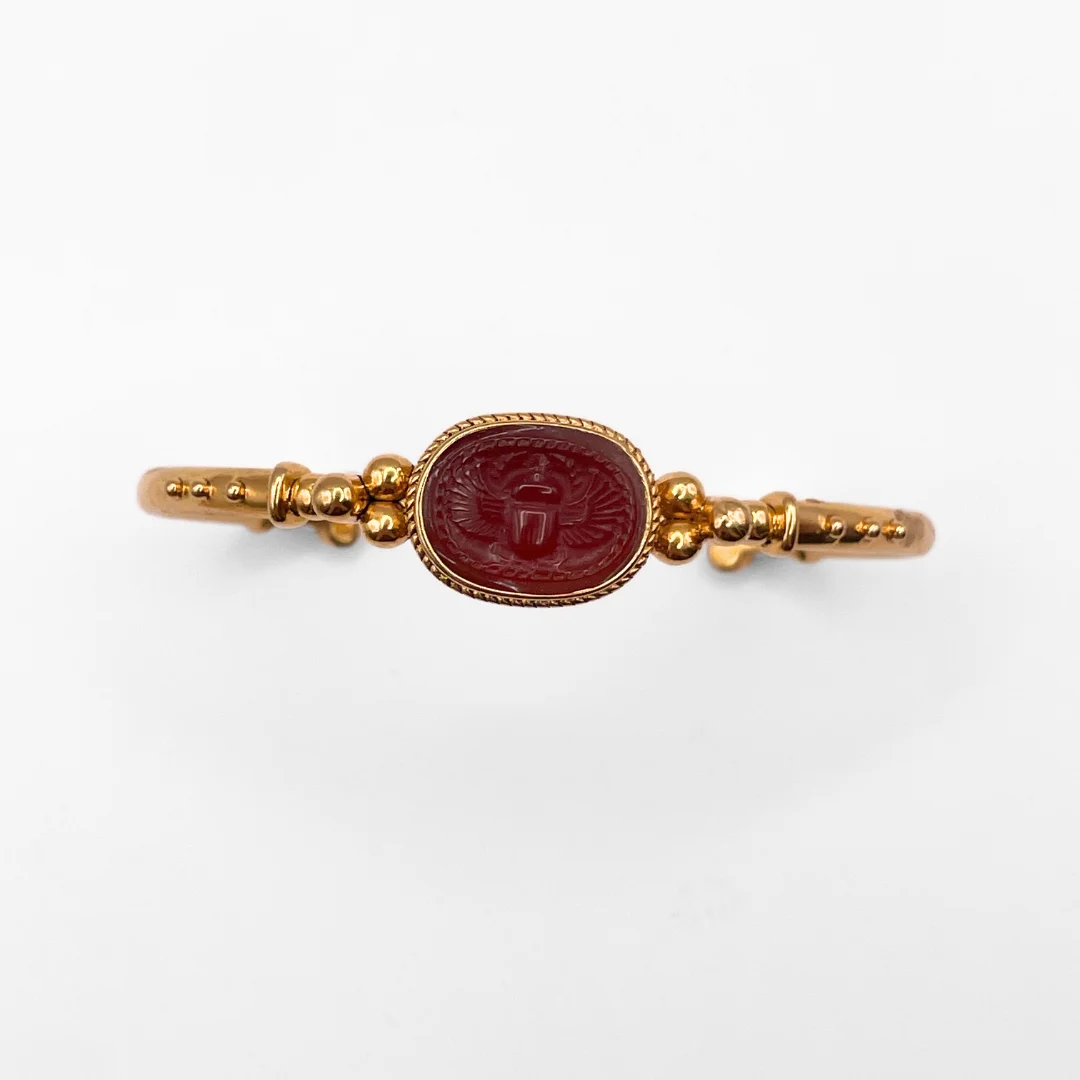 Браслет Zana Скарабей CARNELIAN