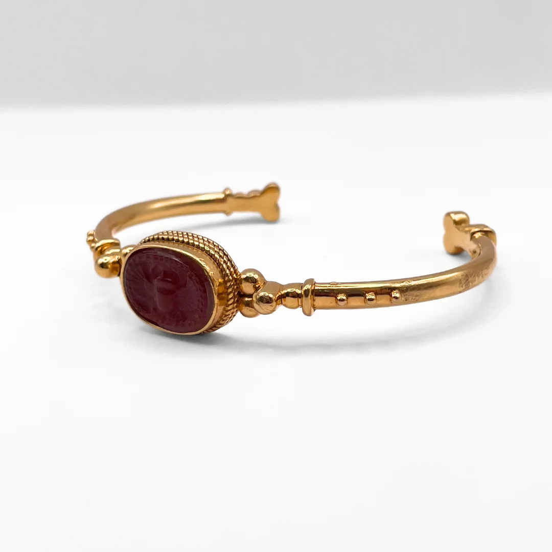 Браслет Zana Скарабей CARNELIAN