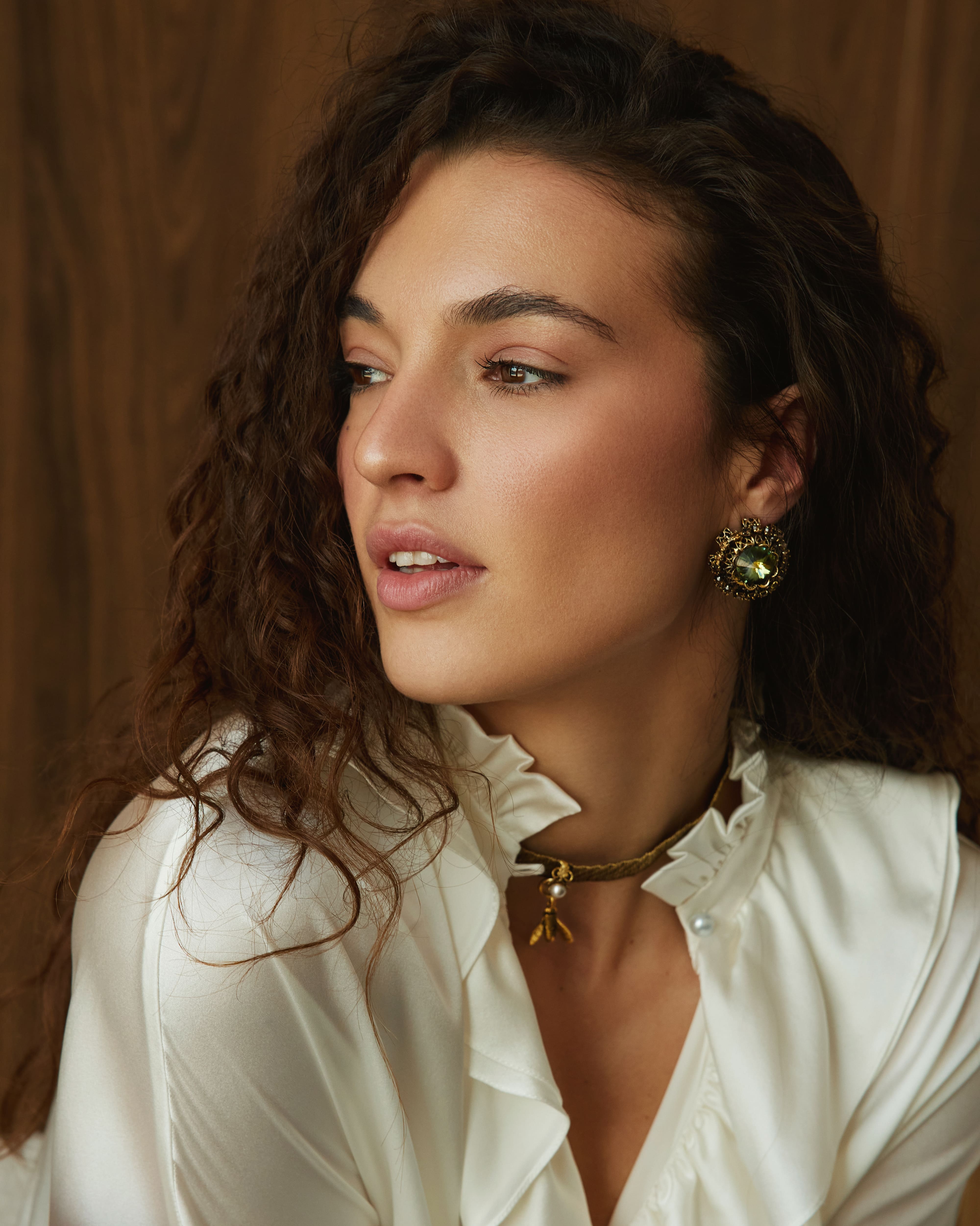 Серьги ажурные Розетки