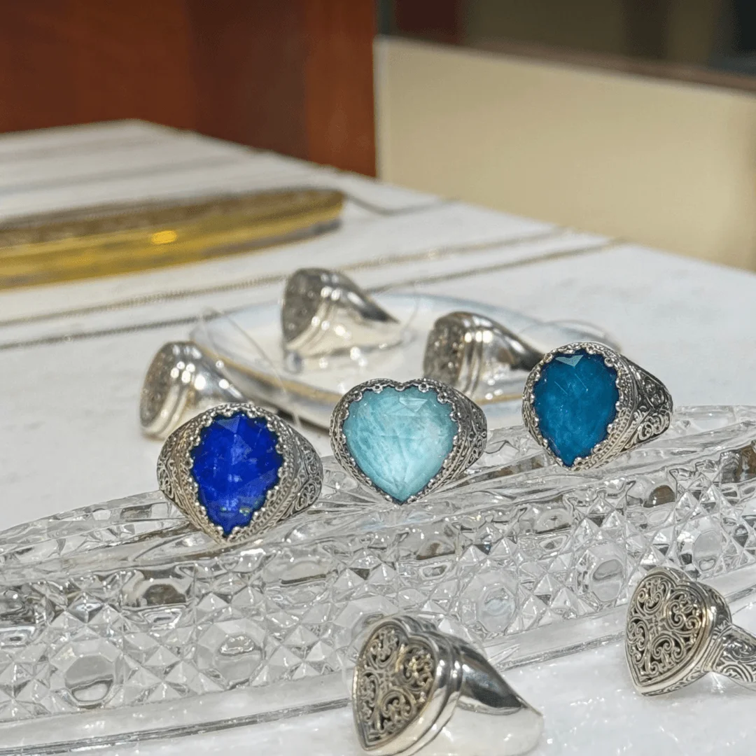Кольцо DROP APATITE