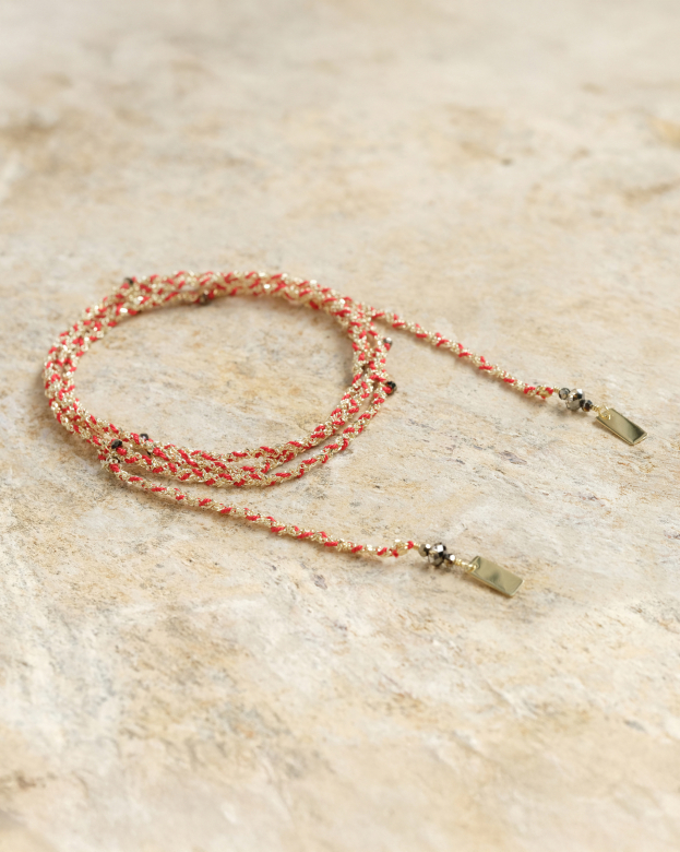 Плетенный Лариат GOLD CORAIL