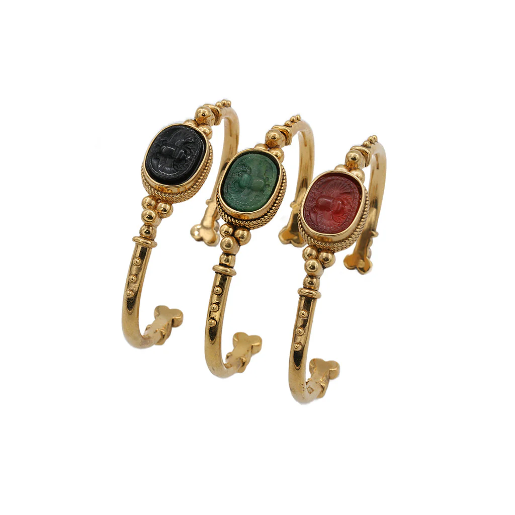 Браслет Zana Скарабей CARNELIAN